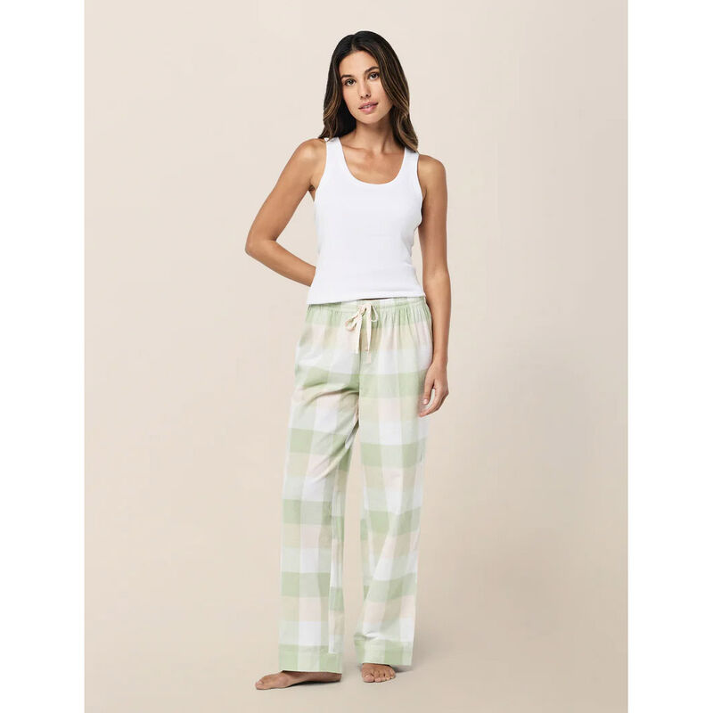 Papinelle Organic Cotton Plaid Full Length Pant image number 3